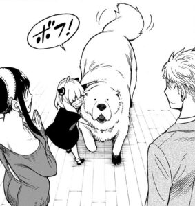 フォージャー家の家族になり「ボフ」と喜ぶボンド・フォージャー