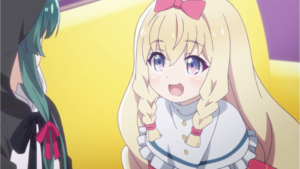 ユナに話しかける笑顔のノアール・フォシュローゼ