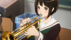 トランペットを吹く中世古香織