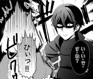 凄んだ表情でミーアに言い聞かせるキースウッド