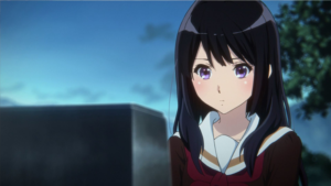 滝昇の妻の墓参りにいく高坂麗奈