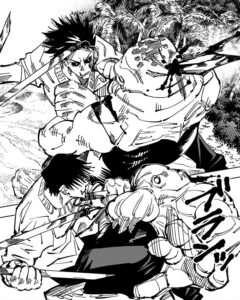 禪院甚爾の游雲に貫かれる陀艮の最後