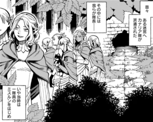 当時カナリア隊の一隊員だった青年時代のミスルン