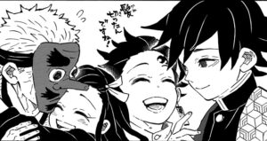 髪を切って炭治郎と再会する富岡義勇