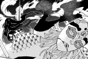 無一郎に頸を落とされる玉壺