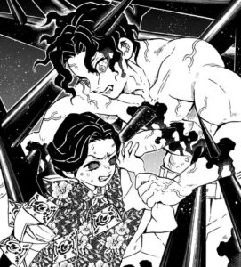 鬼舞辻無惨を抑え込み『鬼を人間に戻す薬』を注入する珠世