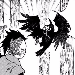 不死川玄弥の鎹鴉・はしばみ