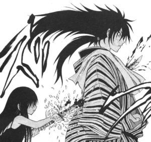 山吹乙女に指される奴良鯉伴