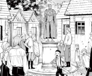 「葬送のフリーレン」南の勇者の銅像