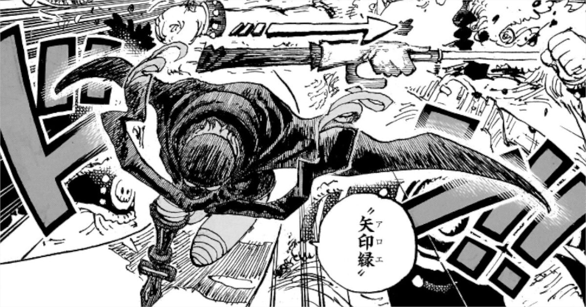 「ワンピース」麦わらの一味と戦闘する軍子