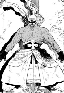 「炎炎ノ消防隊」扉を死守するカロン