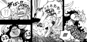 「ONE PIECE」ビッグ・マムからウオウオの実を強奪するカイドウ