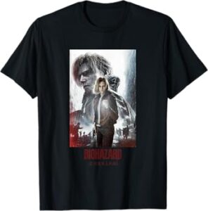 バイオハザード レクイエム レオン＆グレースアート FP Tシャツ