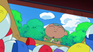 オラは見た！カスカベ都市伝説 ガチャガチャ人間だゾ