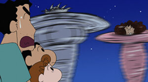 オラは見た！カスカベ都市伝説 大回転マダムだゾ