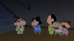 オラは見た！カスカベ都市伝説 幼稚園の階段だゾ