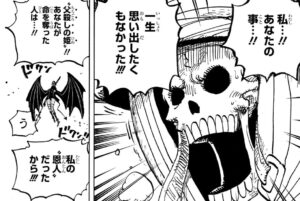 【ONE PIECE】ブルックと軍子の関係