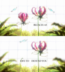 【BLEACH】サブタイトルとグロリオサの花の演出